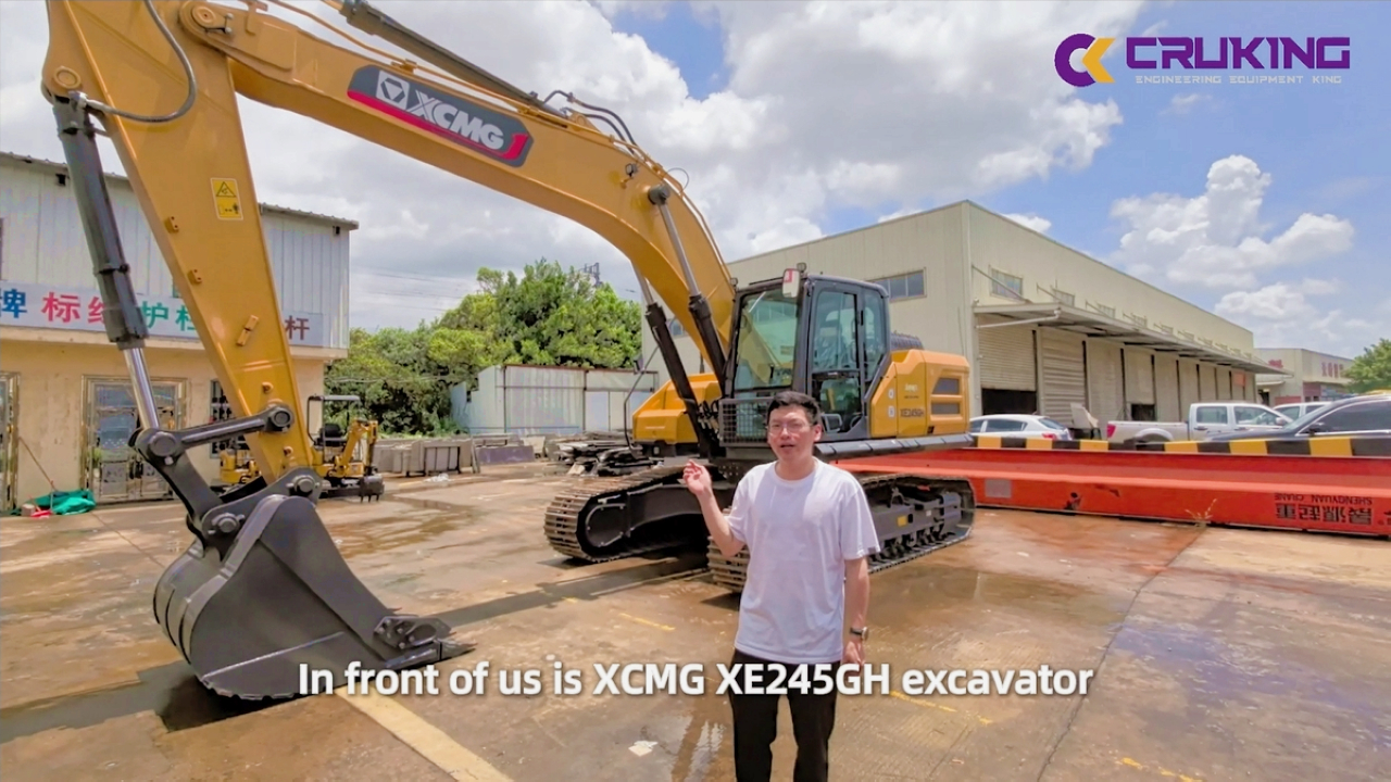 XCMG XE245GH Excavator Strength Showcase