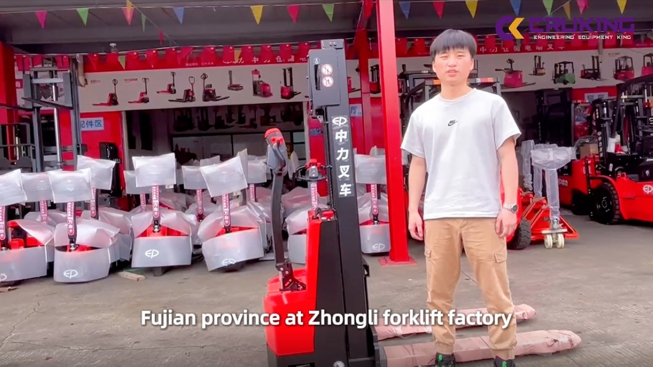 Double the Efficiency of ZHONGLI Pallet Stacker