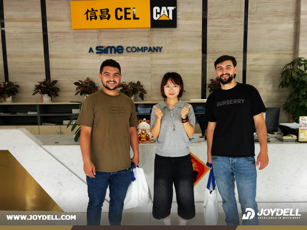 Colombia Clients Visited JOYDELL Office & CATERPILLAR Factory