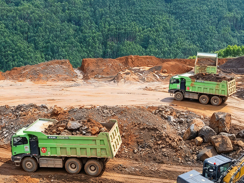 XCMG XGE110 Electric Mining Truck Accelerates Green Mining
