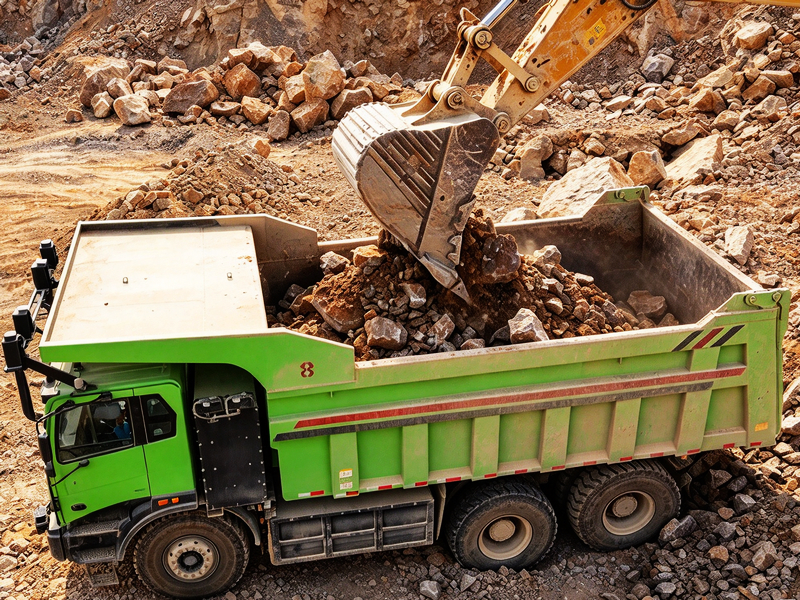 XCMG XGE110 Electric Mining Truck Accelerates Green Mining