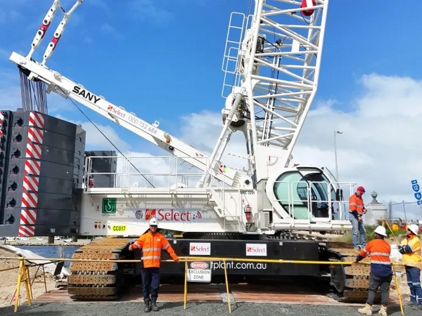 SANY Cranes Help Fremantle Bridge Reconstruction